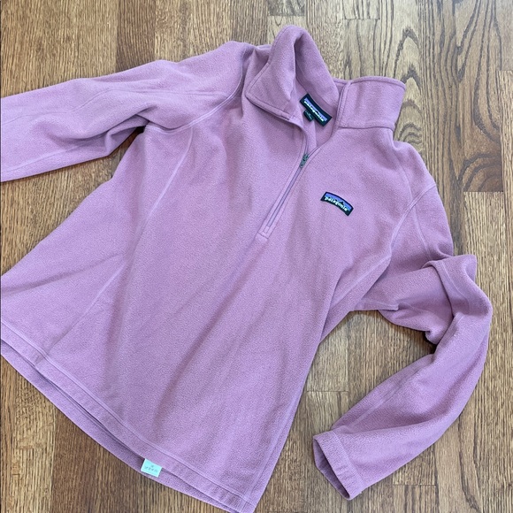 Patagonia Jackets & Blazers - Patagonia Lavender Quarter-Zip Fleece Pullover